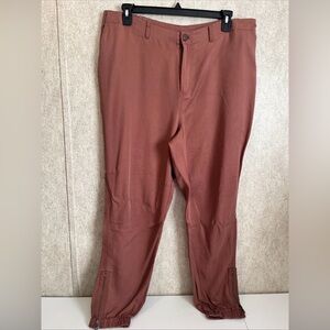 Loco by Lori Goldstein Brown Ankle Pants Zippered Ankle Women’s Lyocell 18w Plus